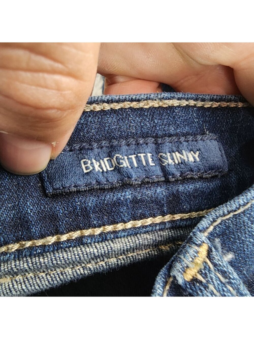 Lucky Brand Jeans Womens 12/31 Blue Stretch Denim Bridgitte Skinny *Read* - Picture 12 of 13
